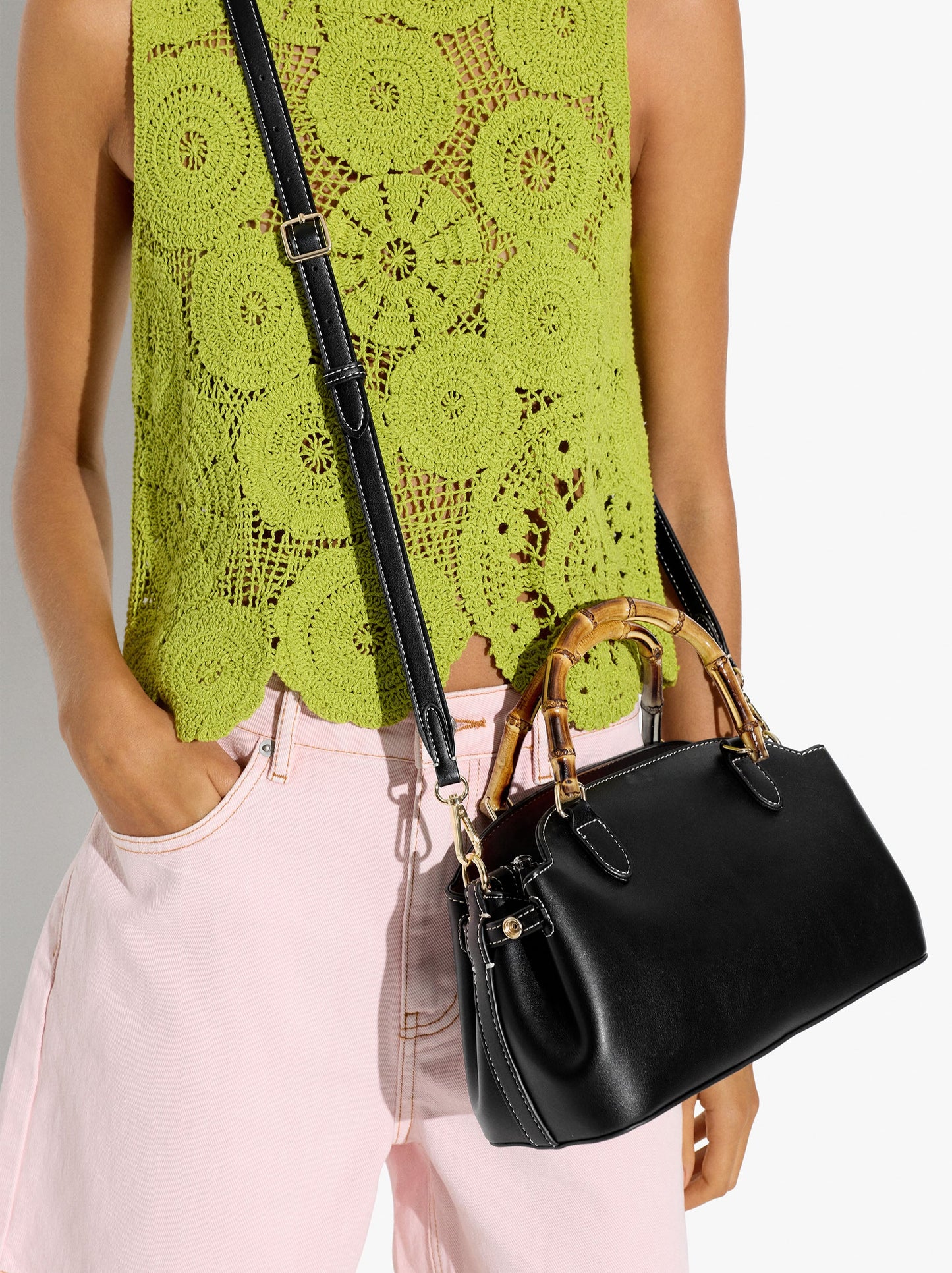 Oval Plain Tote Bag