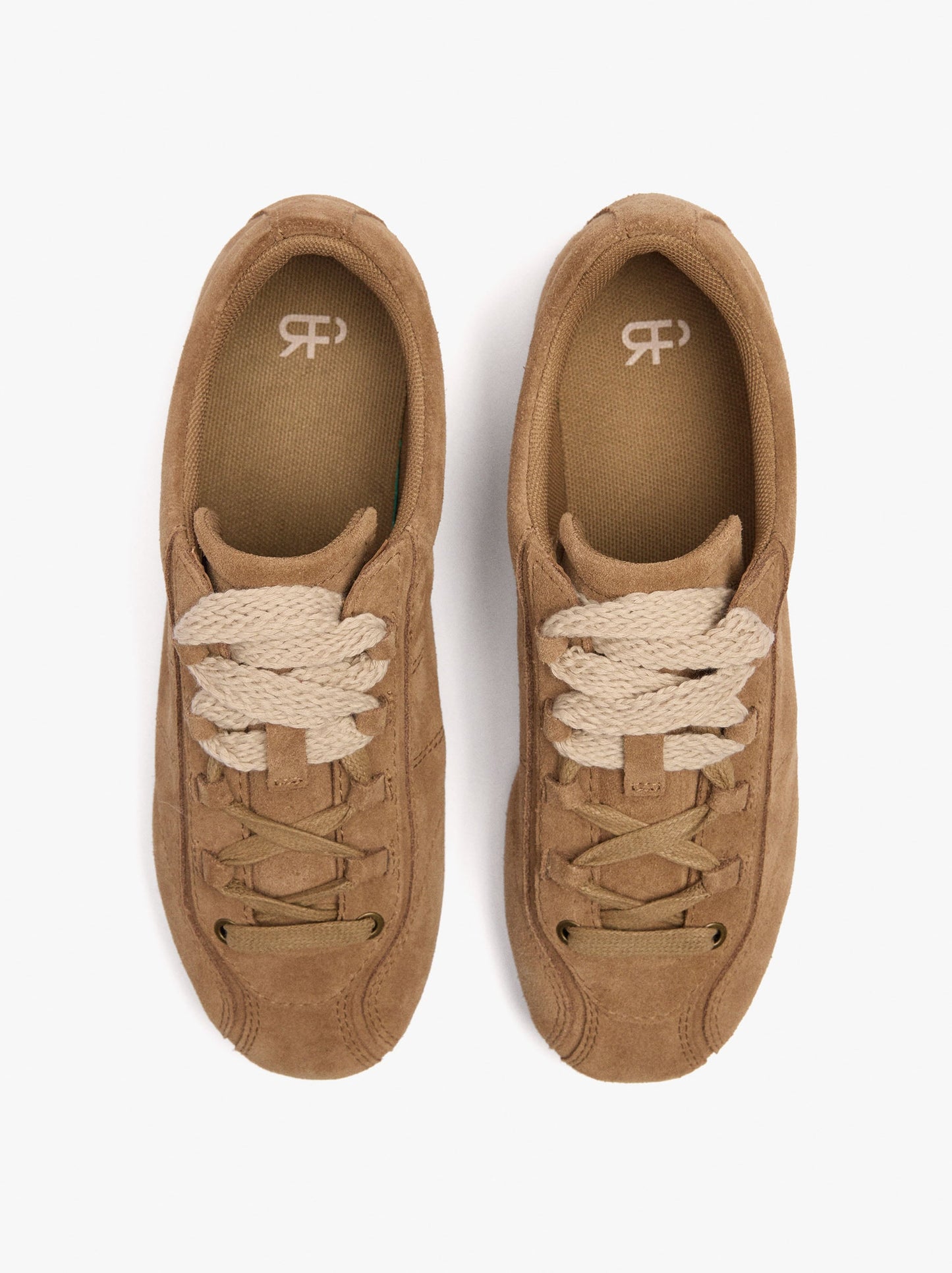 Retro Minimalist Sneaker With Leather