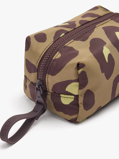 Nylon Necessaire With Printed Animal Pattern