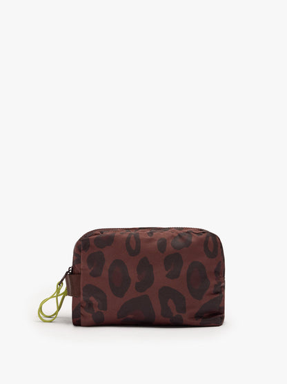 Nylon Necessaire With Printed Animal Pattern