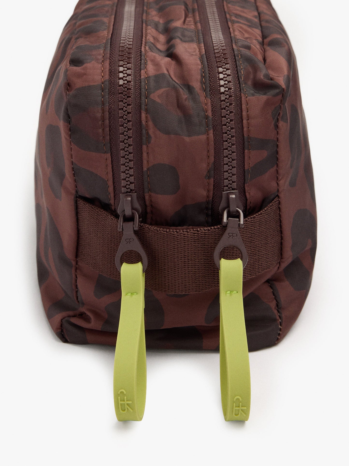 Nylon Necessaire With Printed Animal Pattern