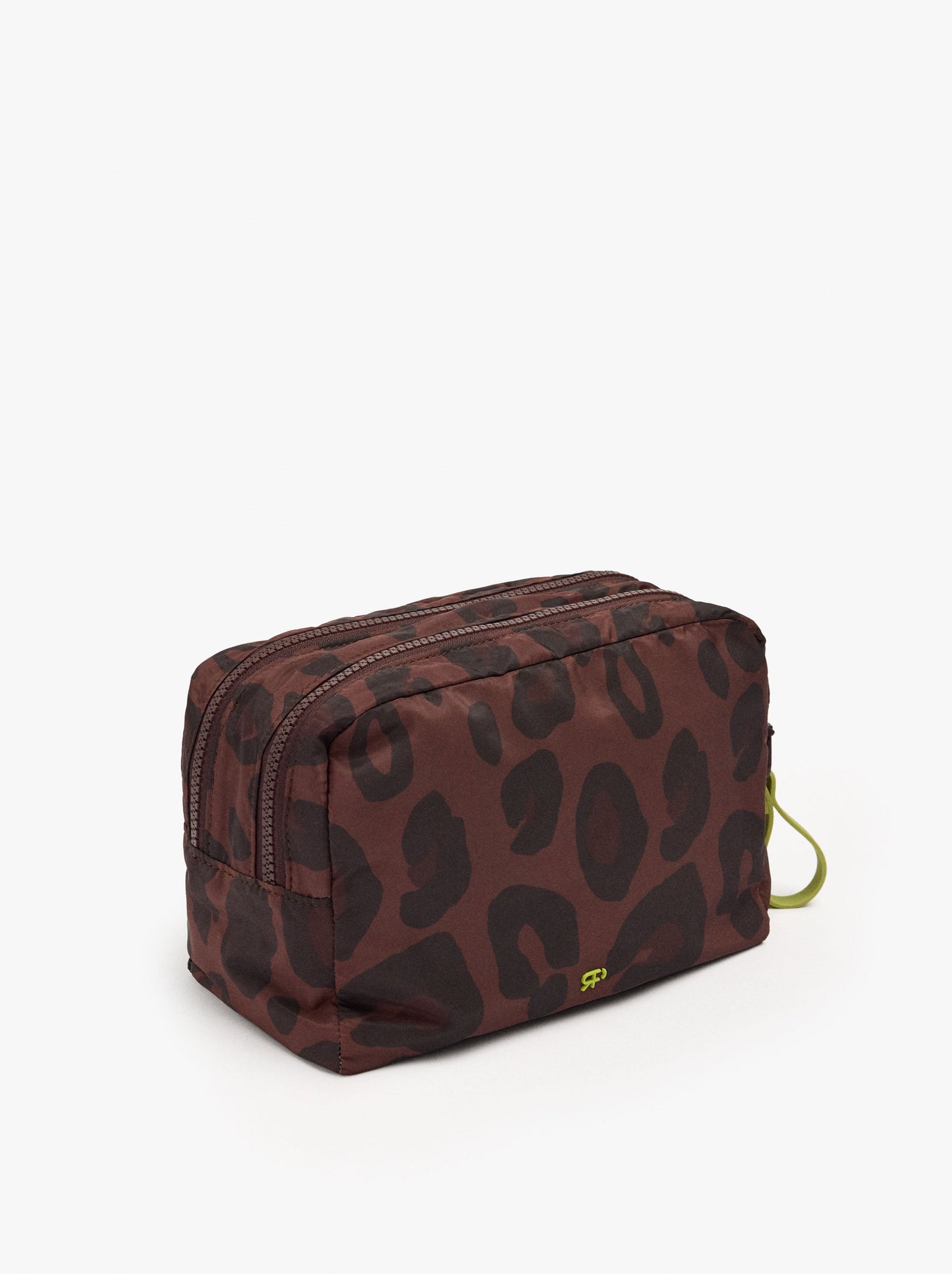 Nylon Necessaire With Printed Animal Pattern