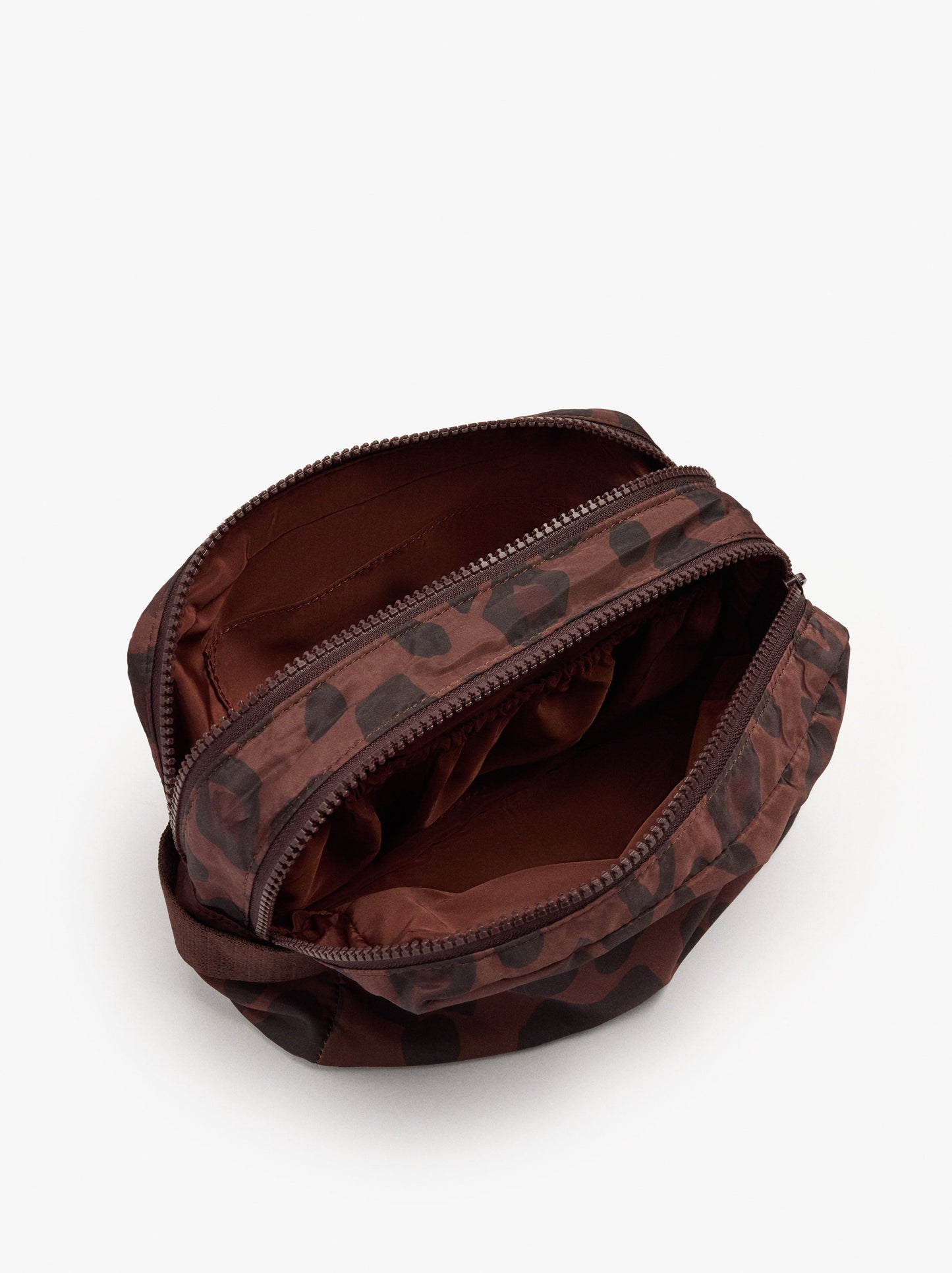 Nylon Necessaire With Printed Animal Pattern
