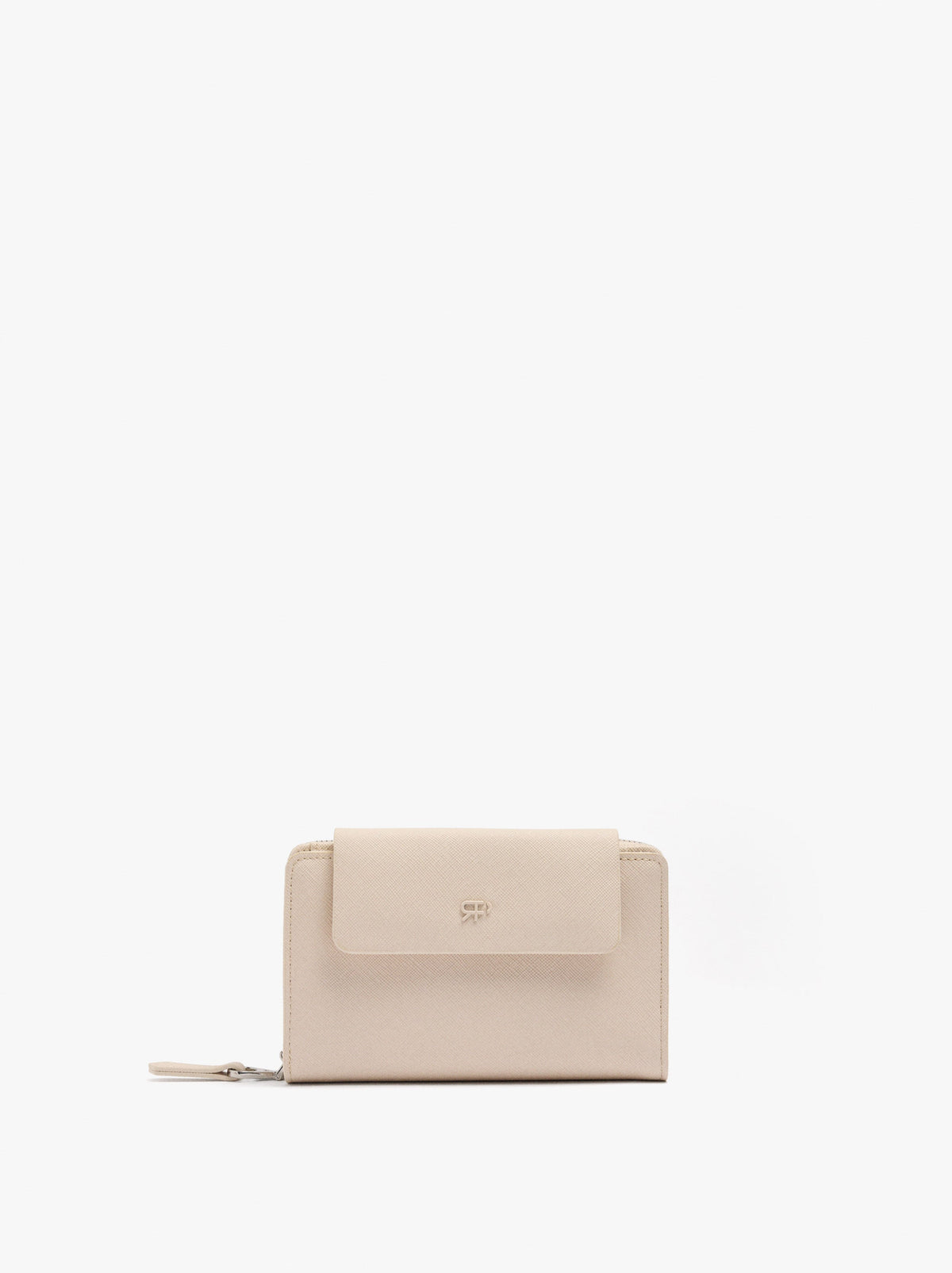 Wallet With Texture And Flap