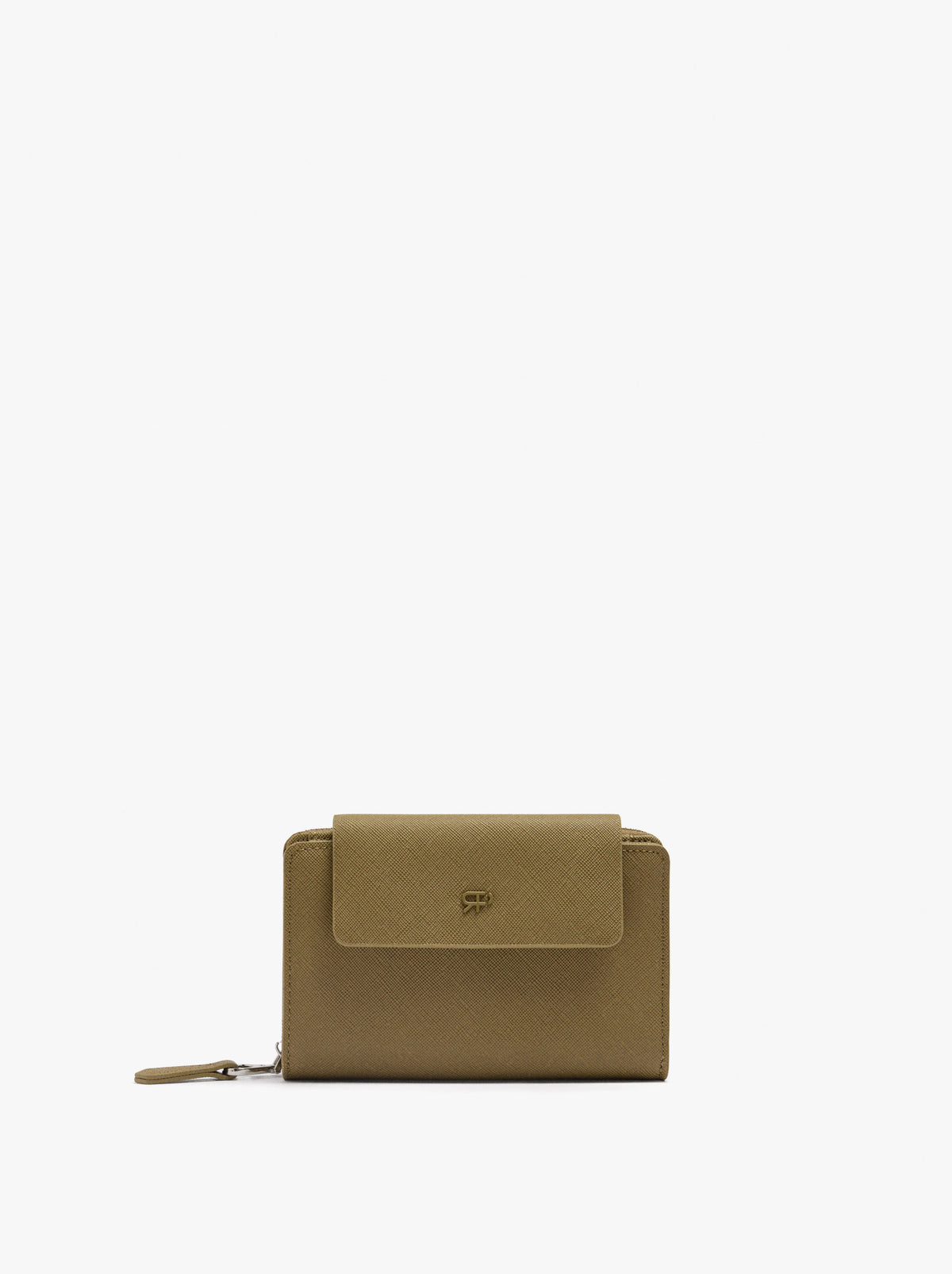 Wallet With Texture And Flap