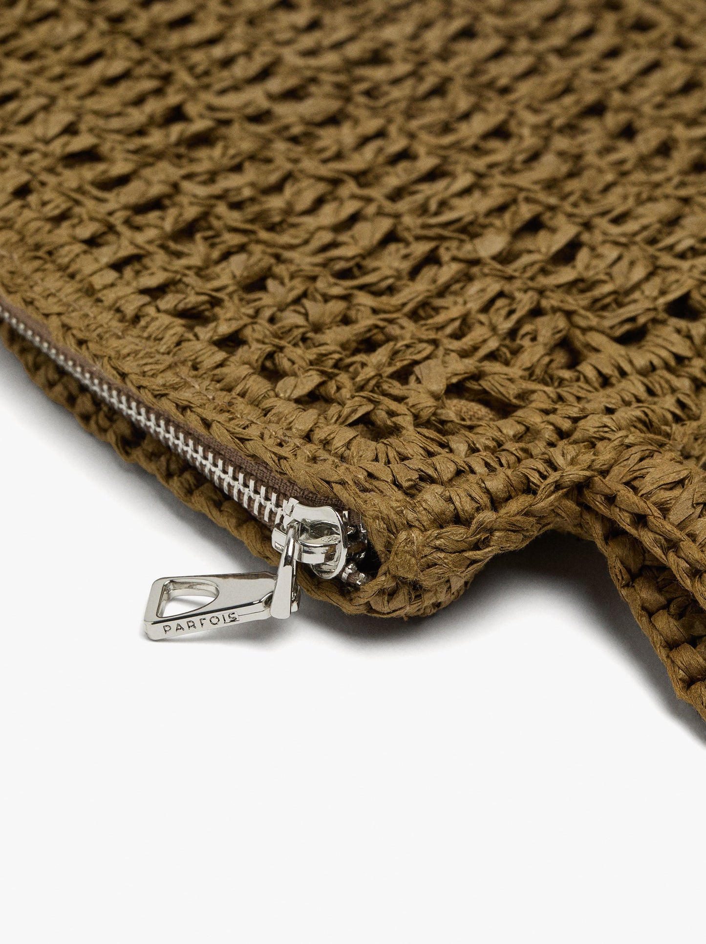 Envelope Handbag With Paper Straw Effect