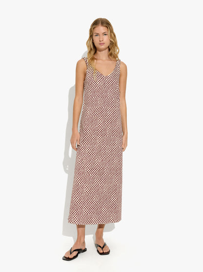 Long Dress With Squares