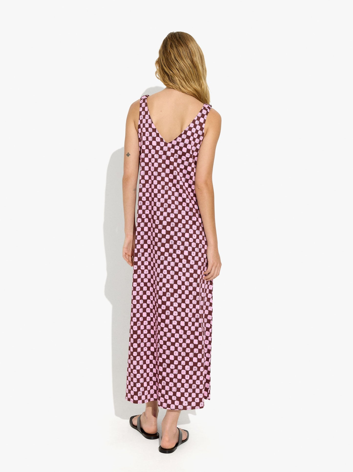 Long Dress With Squares