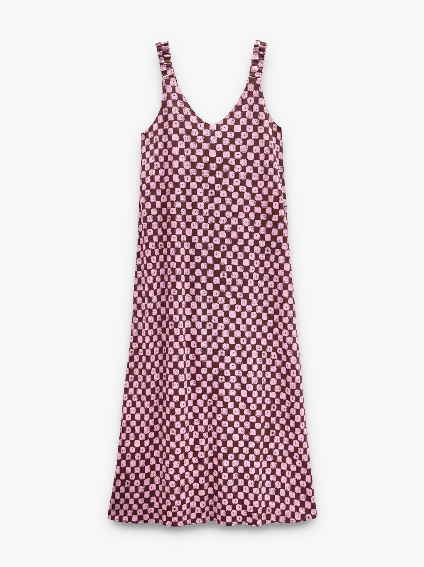 Long Dress With Squares