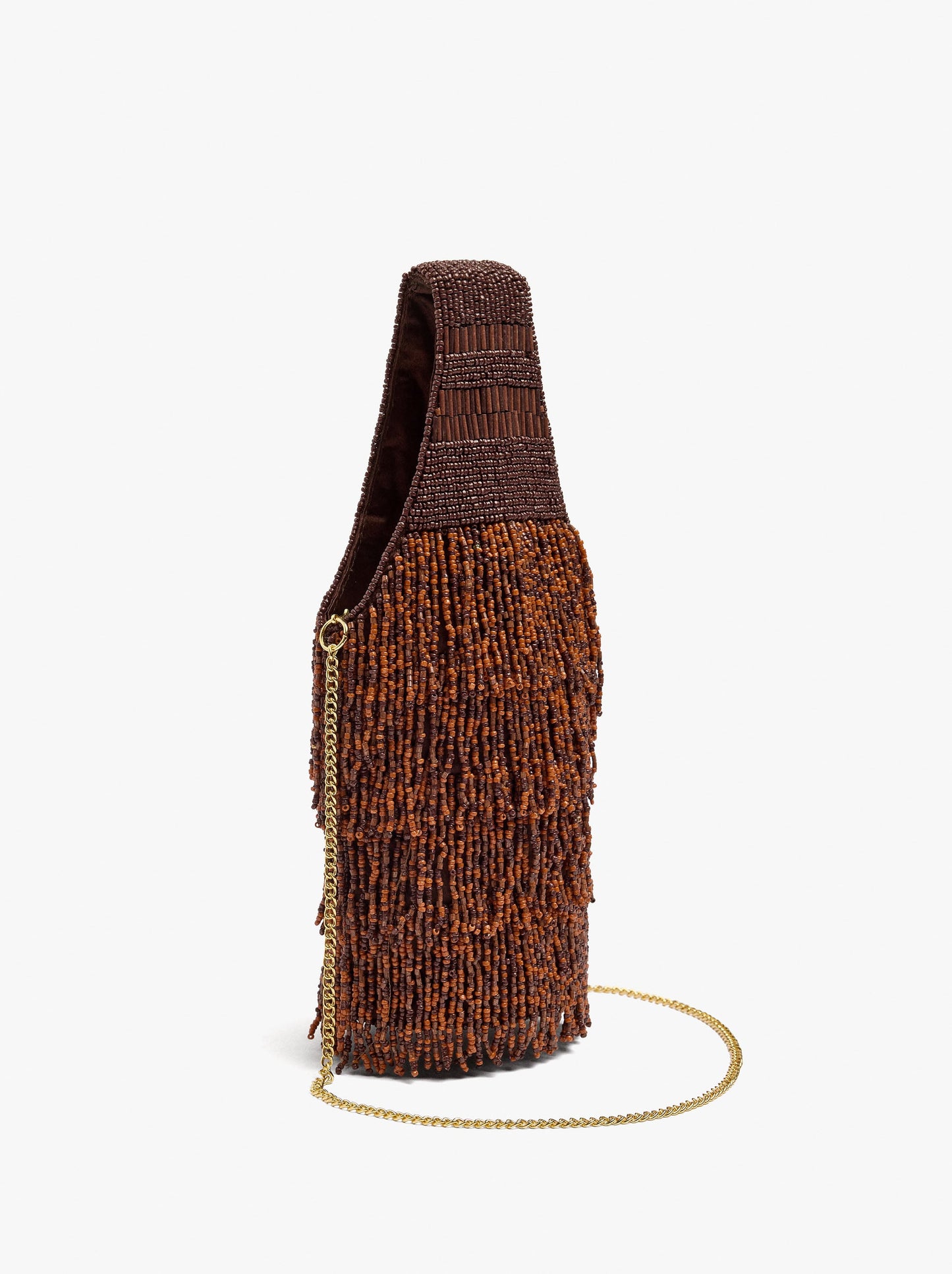 Elongated Party Bag With Beads