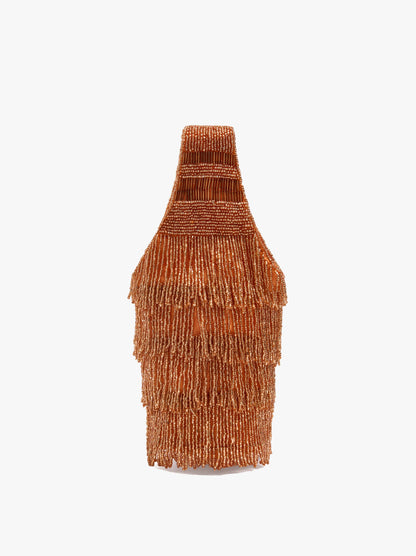 Elongated Party Bag With Beads