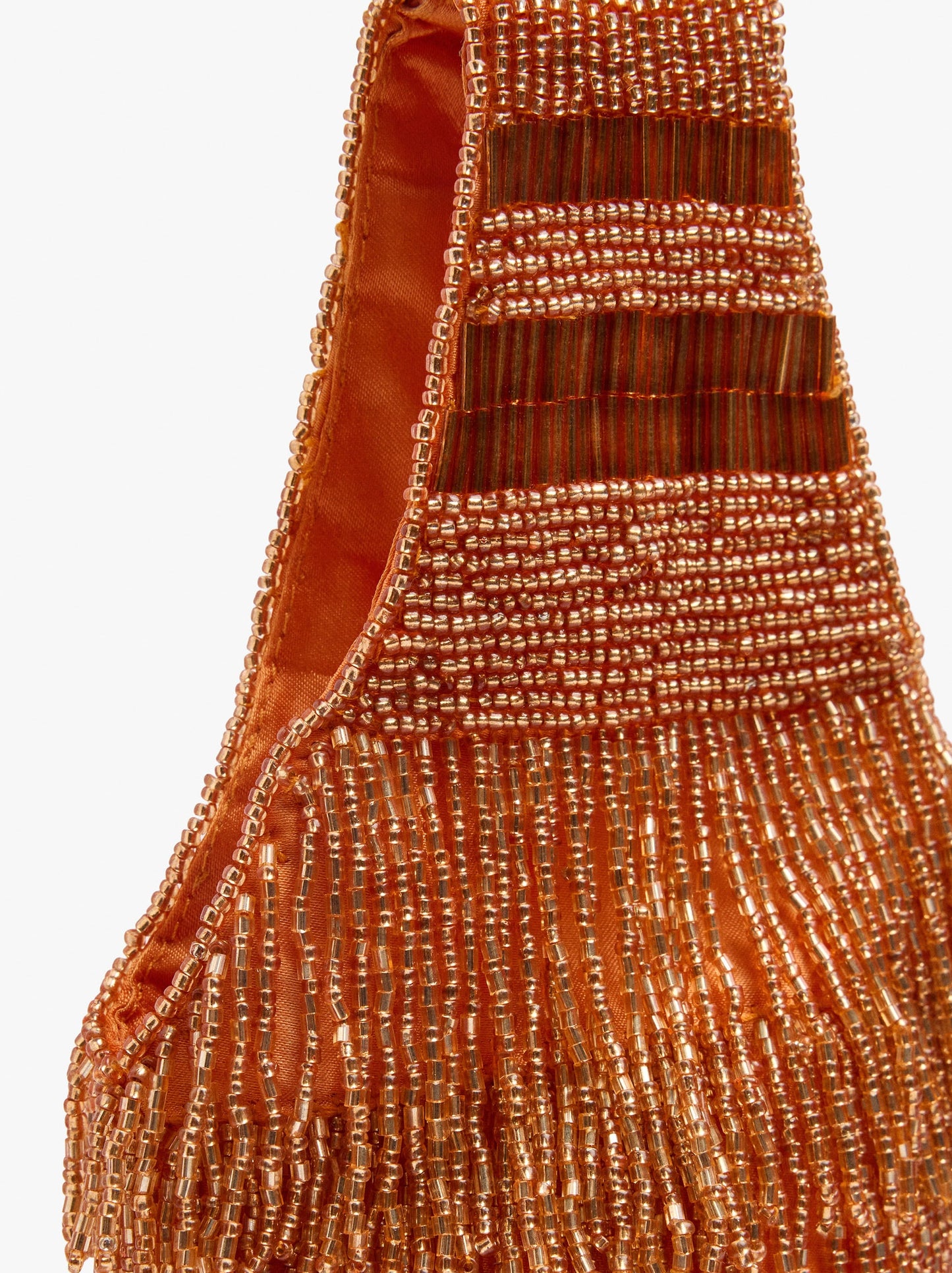 Elongated Party Bag With Beads
