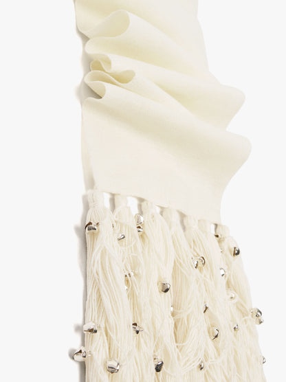 Cotton And Linen Blend Scarf