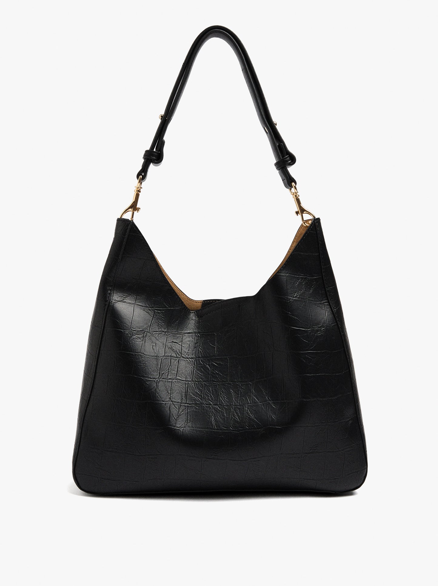 Shoulder Bag With Versatile Animal Print Strap