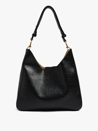 Shoulder Bag With Versatile Animal Print Strap