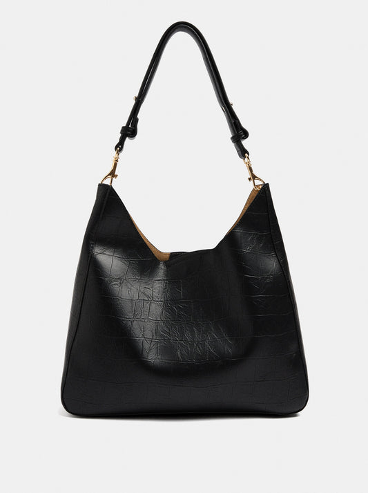 Shoulder Bag With Versatile Animal Print Strap