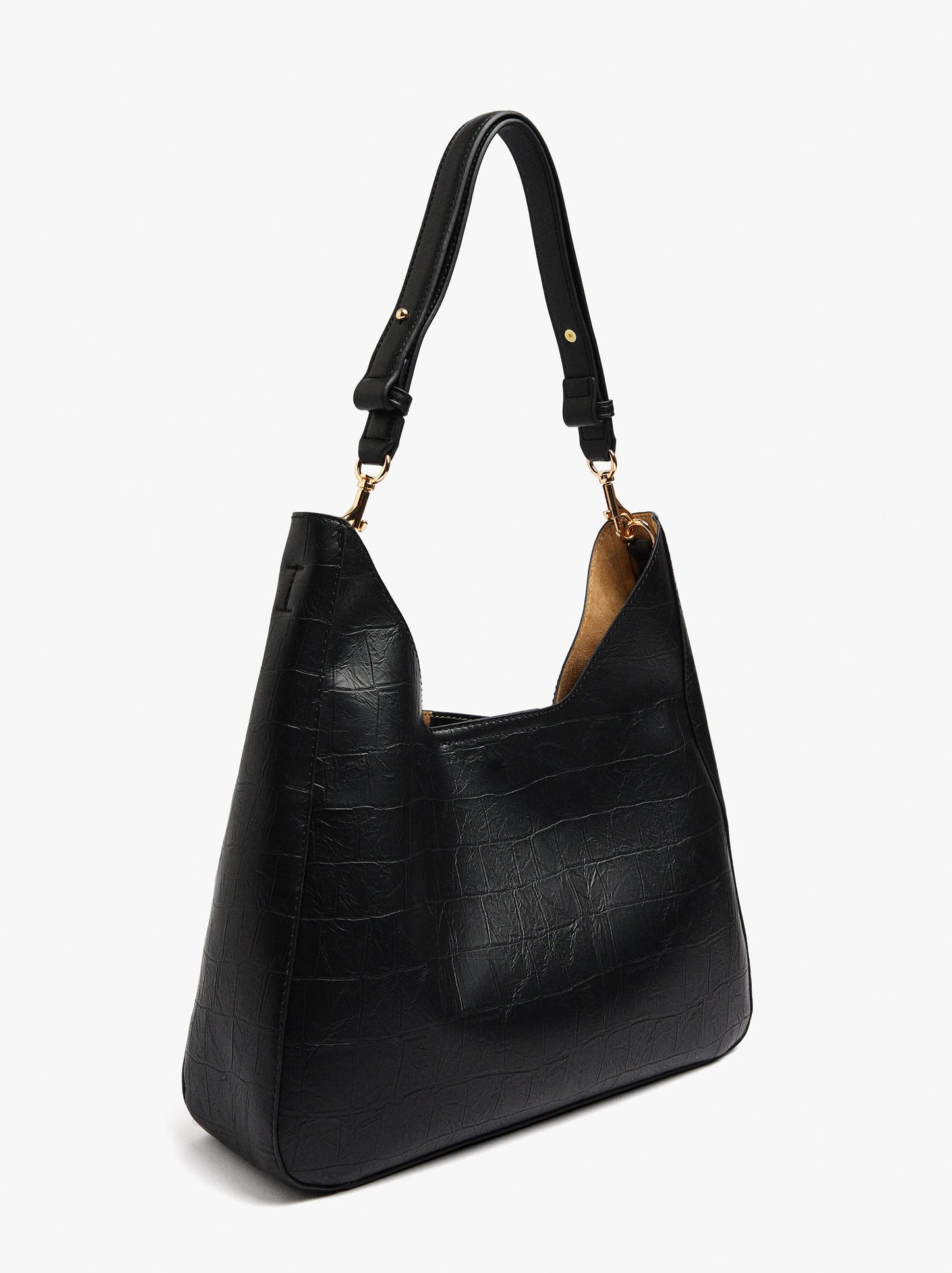 Shoulder Bag With Versatile Animal Print Strap