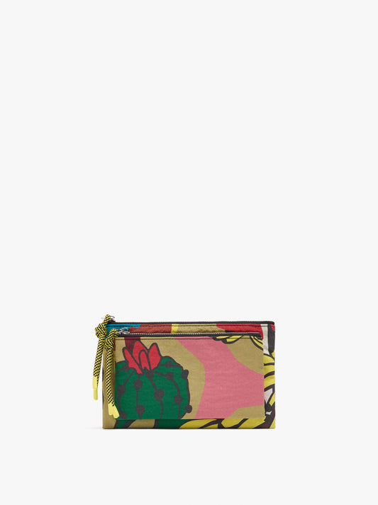 Double Multi-Purpose Printed Nylon Pouch