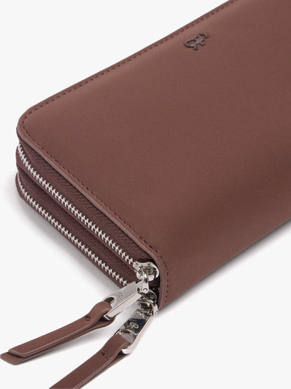 Wallet With Soft Texture With Double Closure