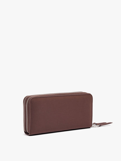 Wallet With Soft Texture With Double Closure