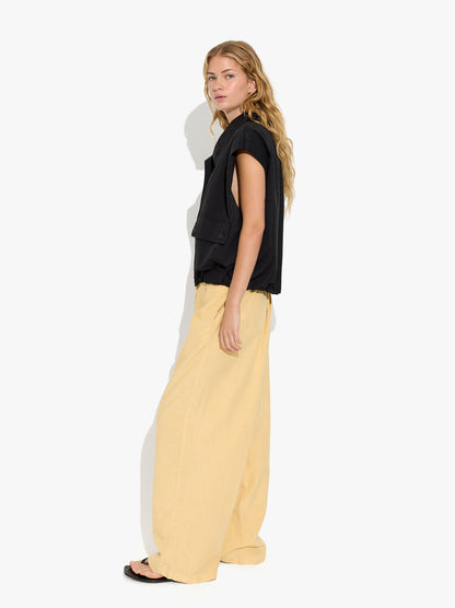 Plain Wide Leg Trousers