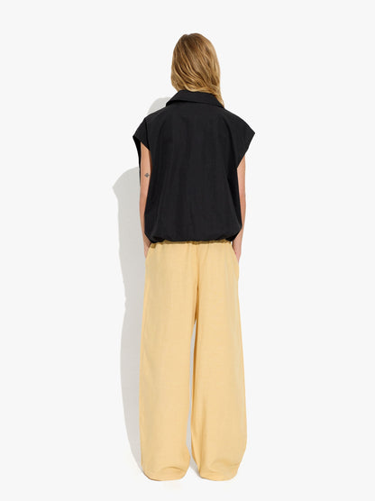 Plain Wide Leg Trousers