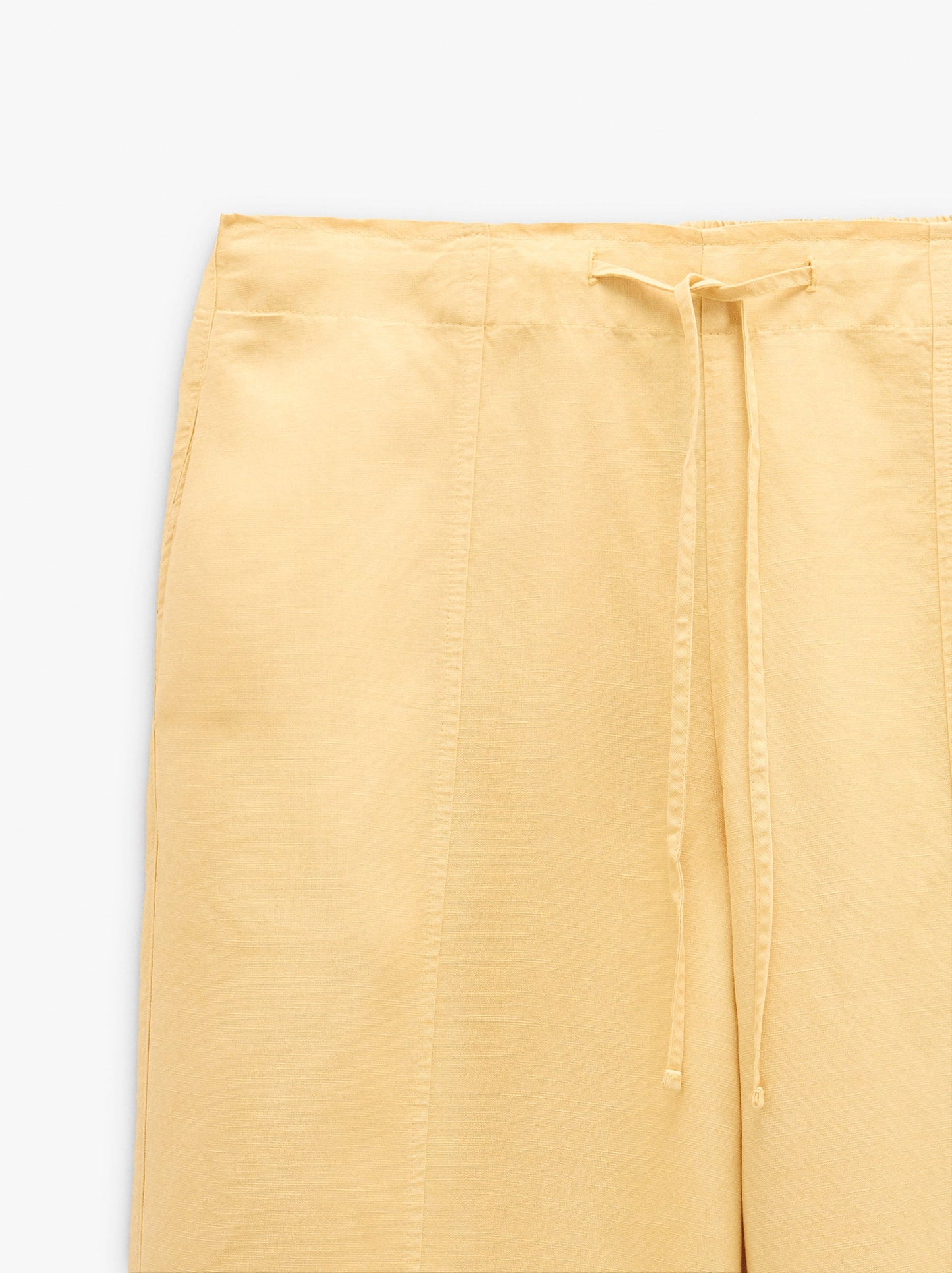 Plain Wide Leg Trousers
