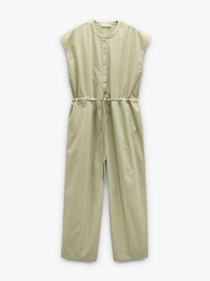 Plain Jumpsuit With 100% Cotton
