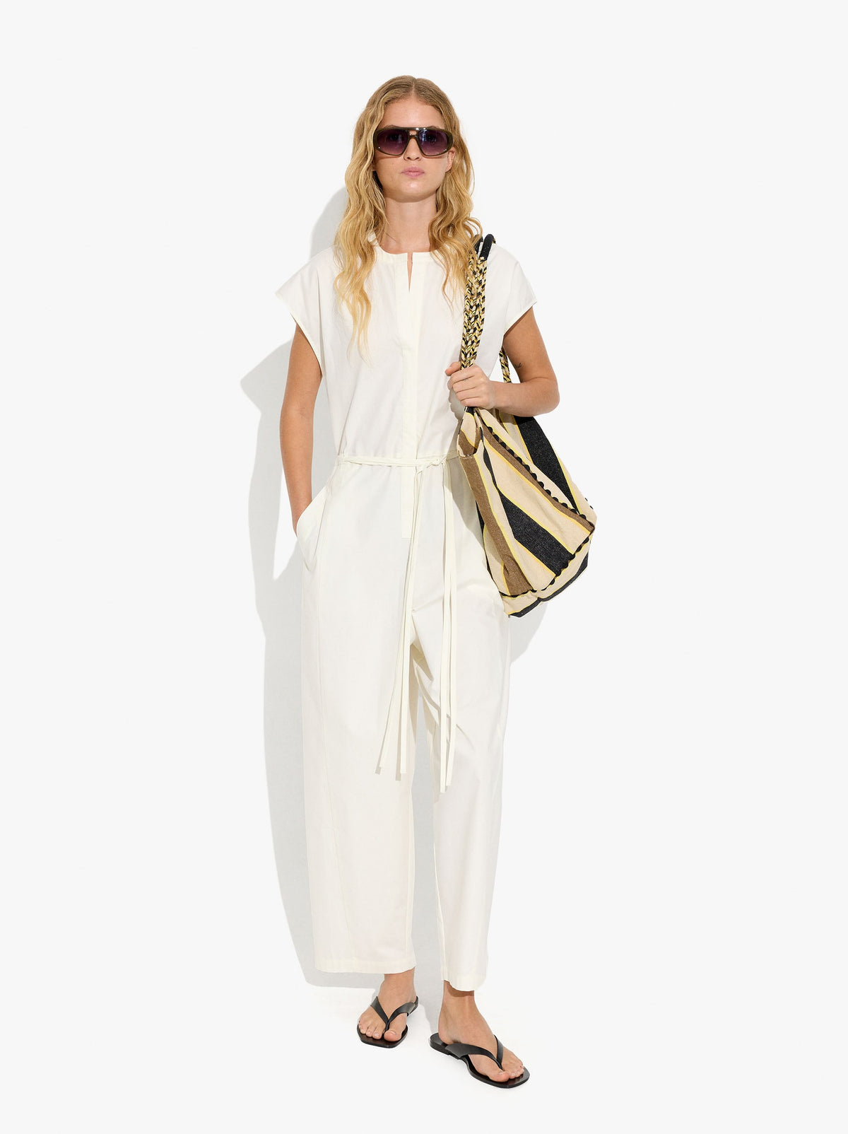Plain Jumpsuit With 100% Cotton