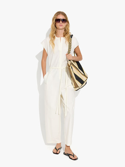 Plain Jumpsuit With 100% Cotton