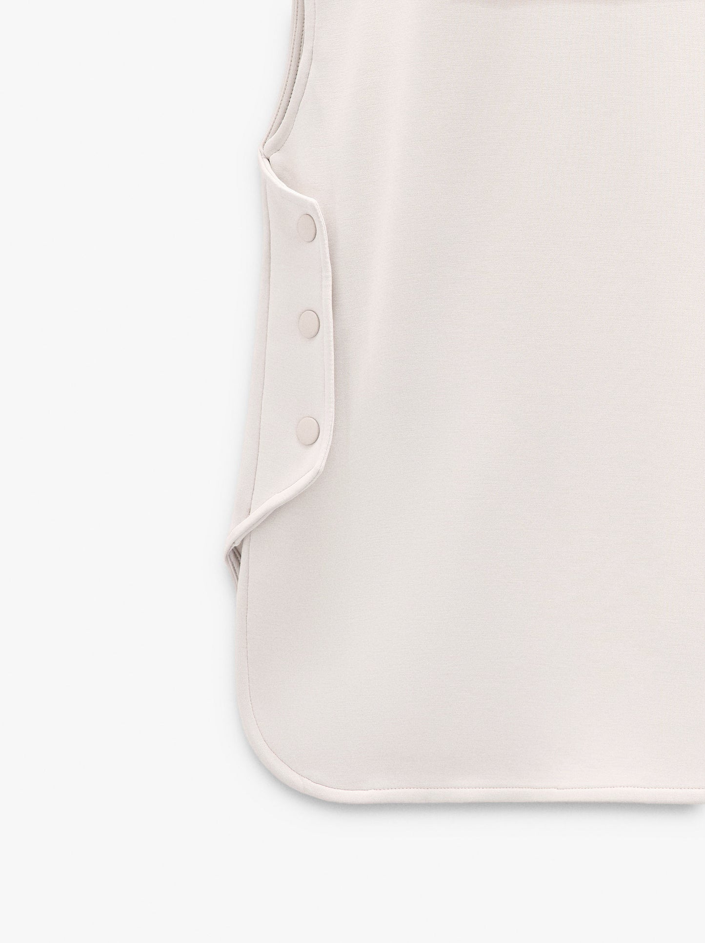 Sleeveless Sweatshirt With Hood And Soft Touch