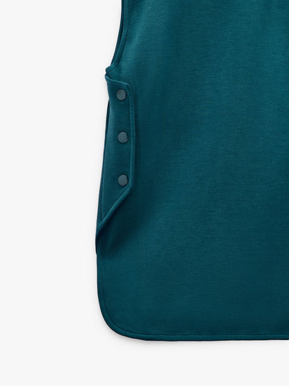 Sleeveless Sweatshirt With Hood And Soft Touch