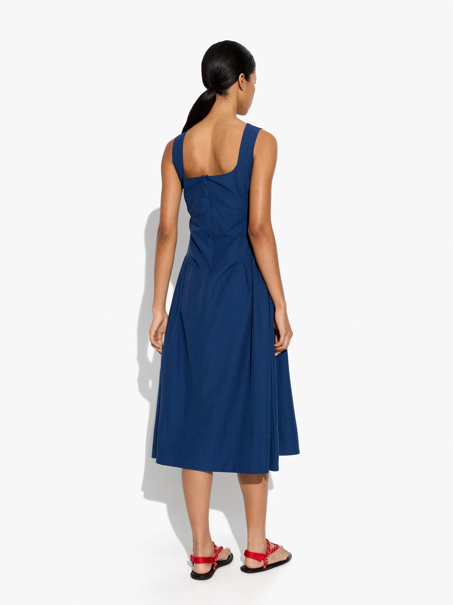 Plain Dress With Straps