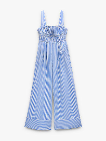Jumpsuit With Striped Straps