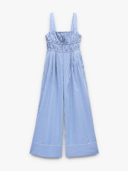 Jumpsuit With Striped Straps