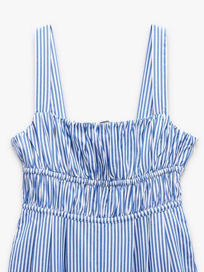 Jumpsuit With Striped Straps