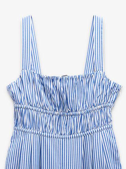 Jumpsuit With Striped Straps