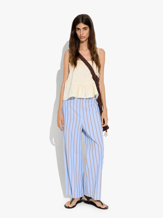 Trousers With Stripes 100% Cotton