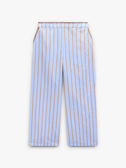 Trousers With Stripes 100% Cotton