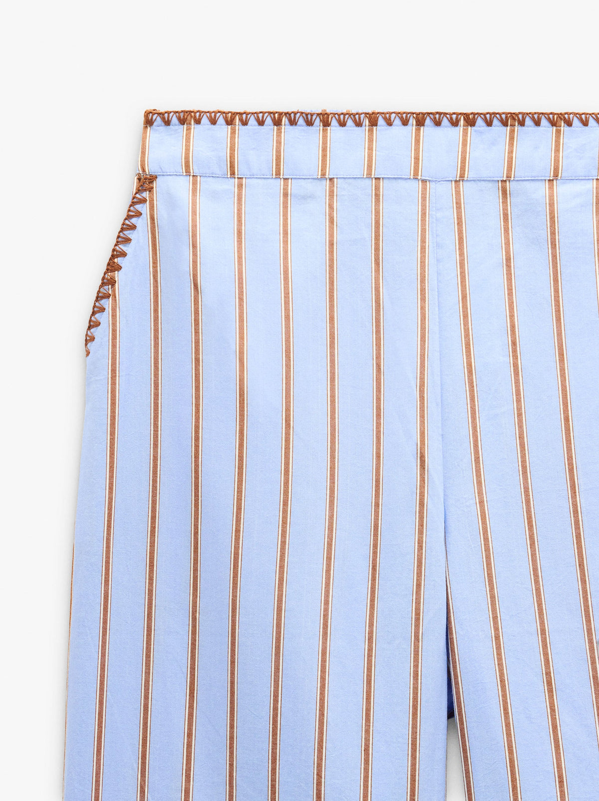 Trousers With Stripes 100% Cotton