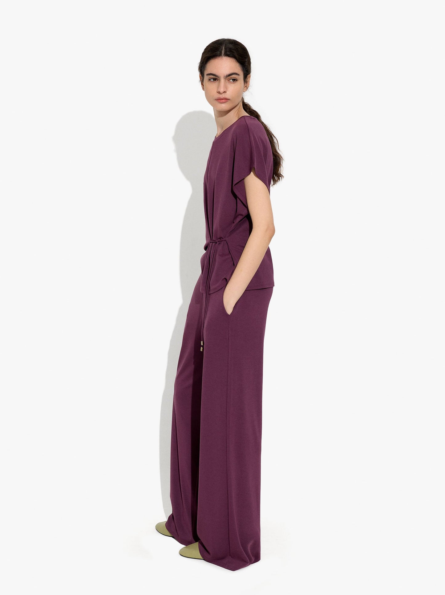 Fluid Trousers With Side Pockets