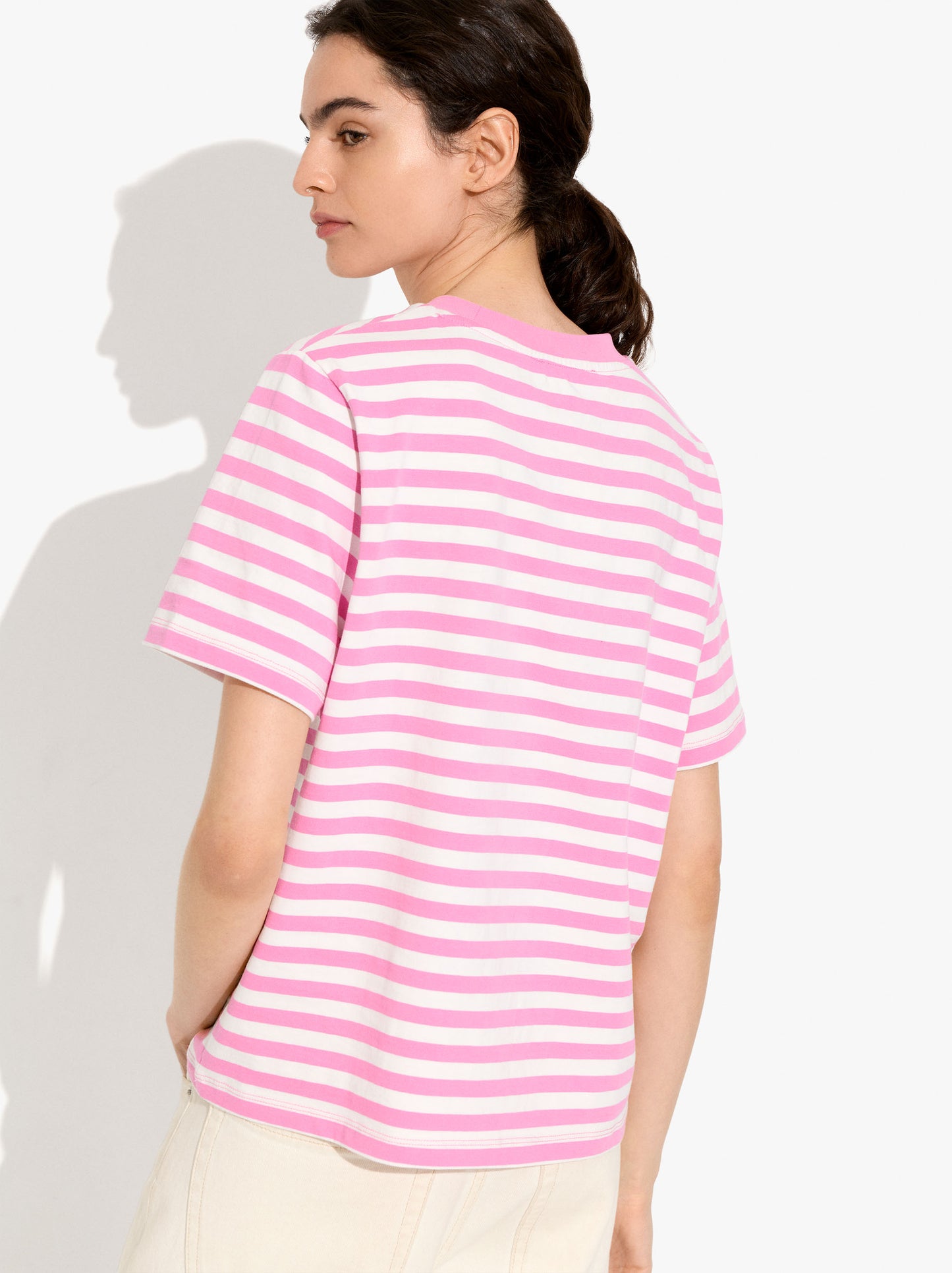 Cotton T-Shirt With Stripes