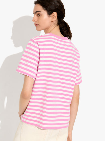 Cotton T-Shirt With Stripes