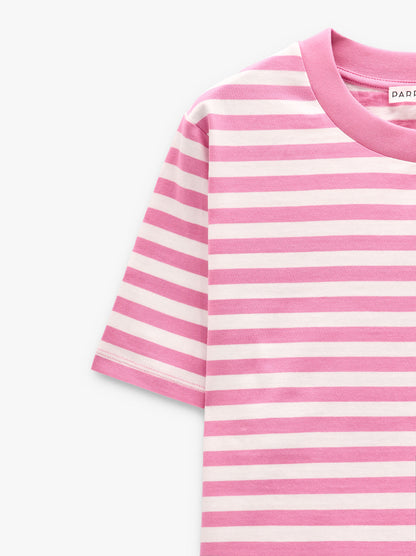 Cotton T-Shirt With Stripes