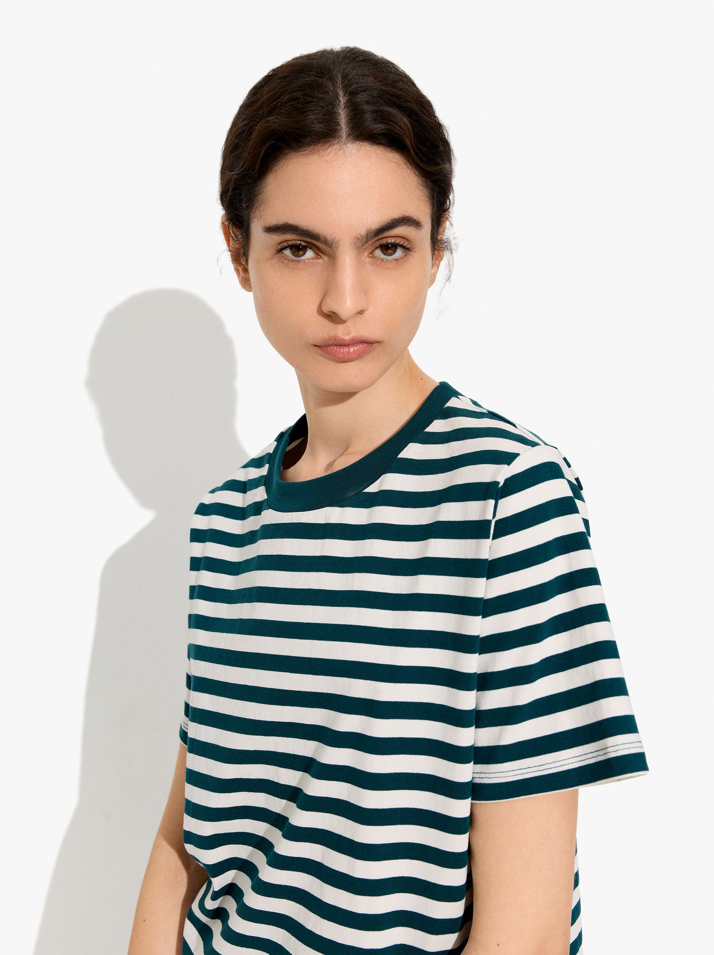 Cotton T-Shirt With Stripes