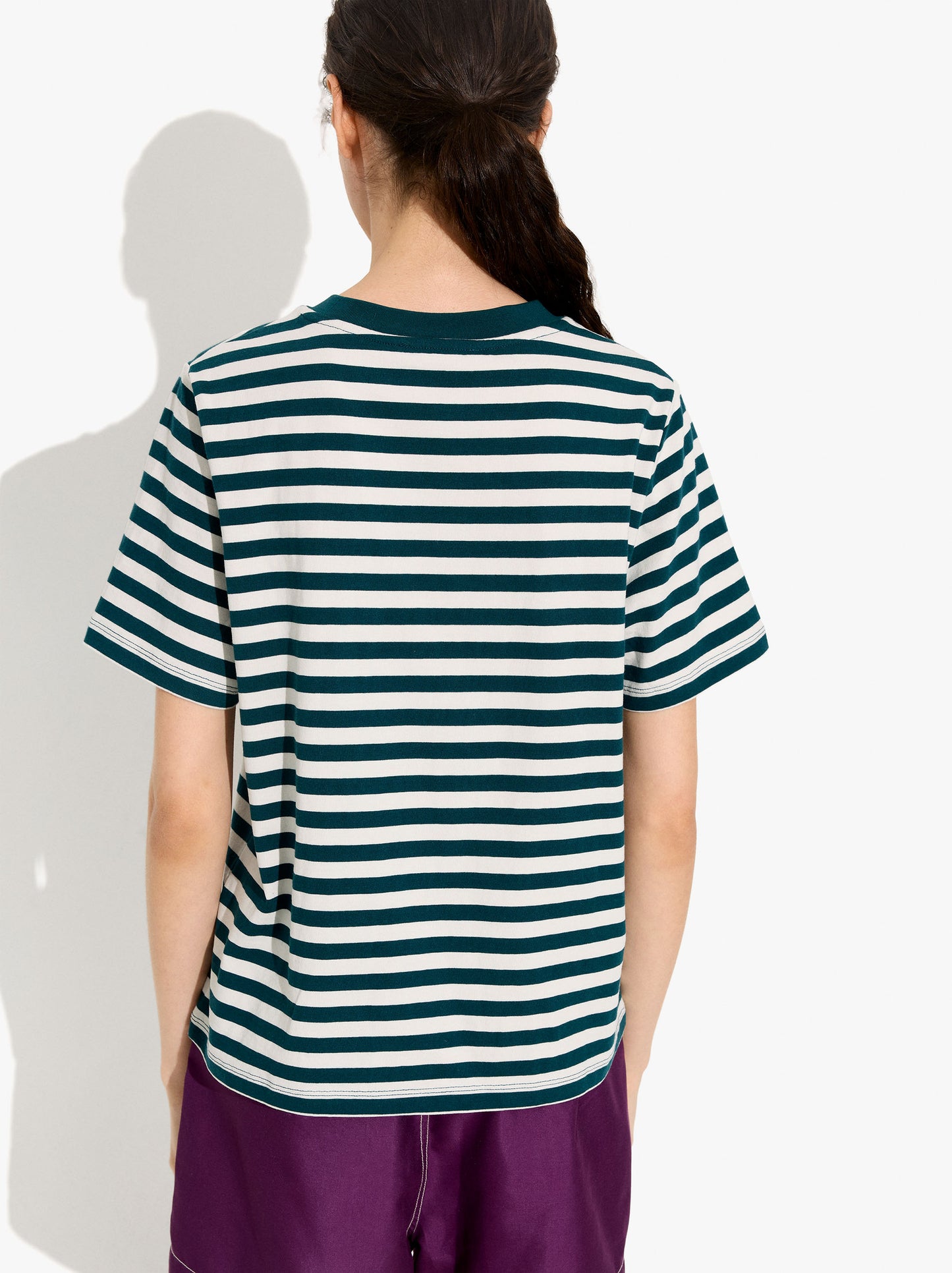 Cotton T-Shirt With Stripes