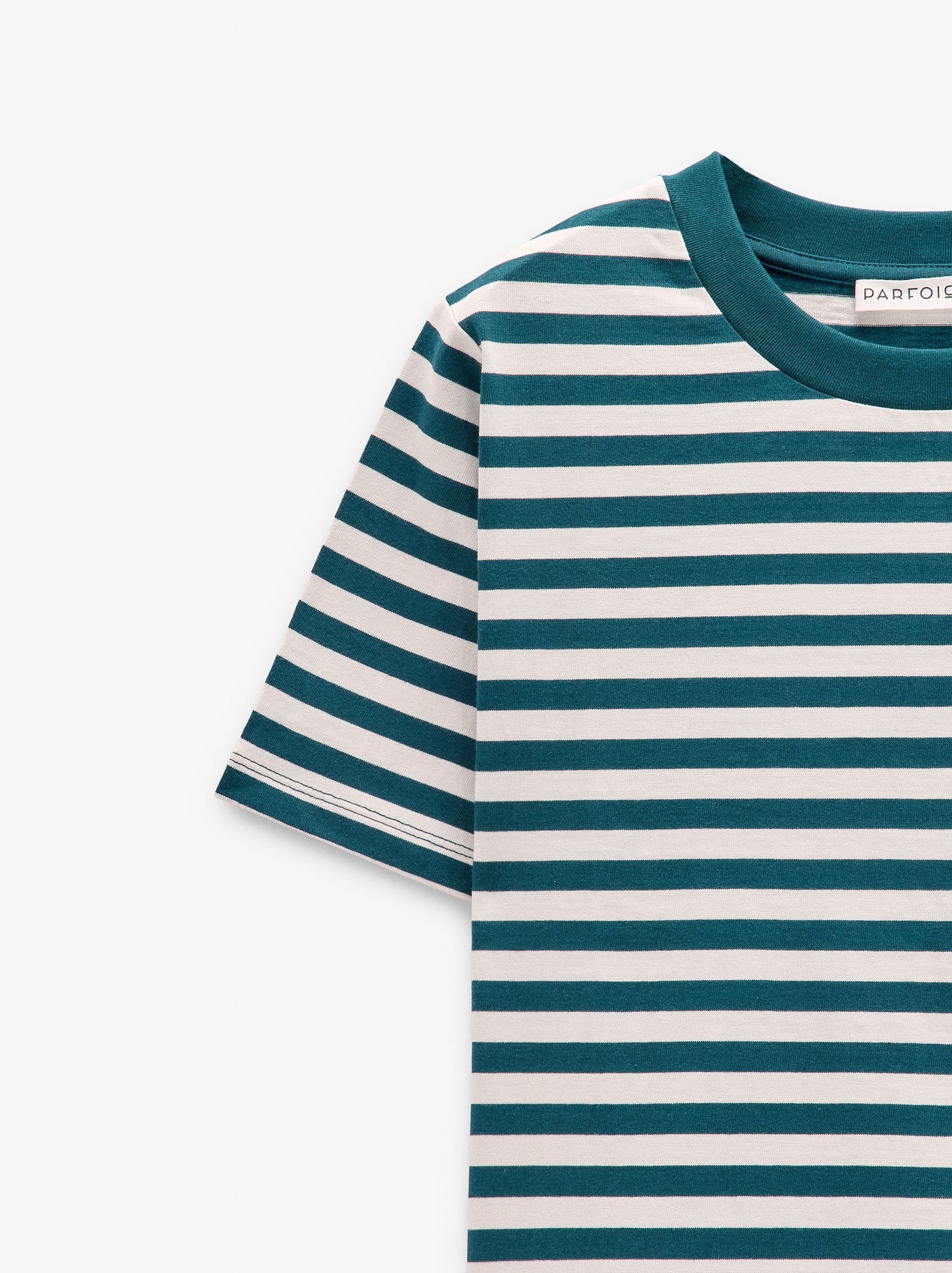 Cotton T-Shirt With Stripes