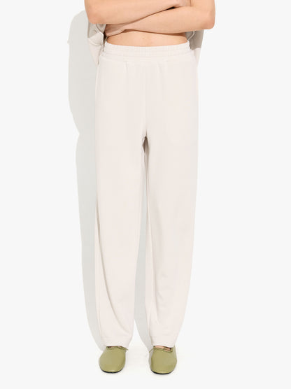 Loose-Fitting Trousers With Elastic Waistband Soft Touch