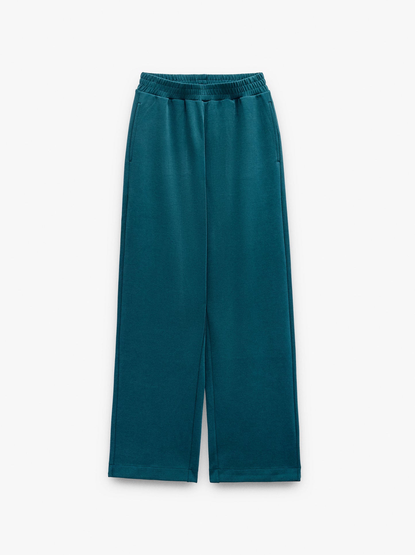 Loose-Fitting Trousers With Elastic Waistband Soft Touch