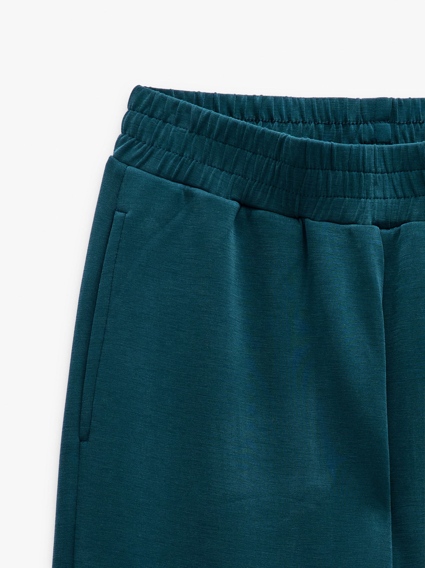 Loose-Fitting Trousers With Elastic Waistband Soft Touch